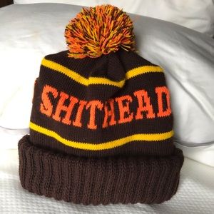 Winter “Shithead” beanie.